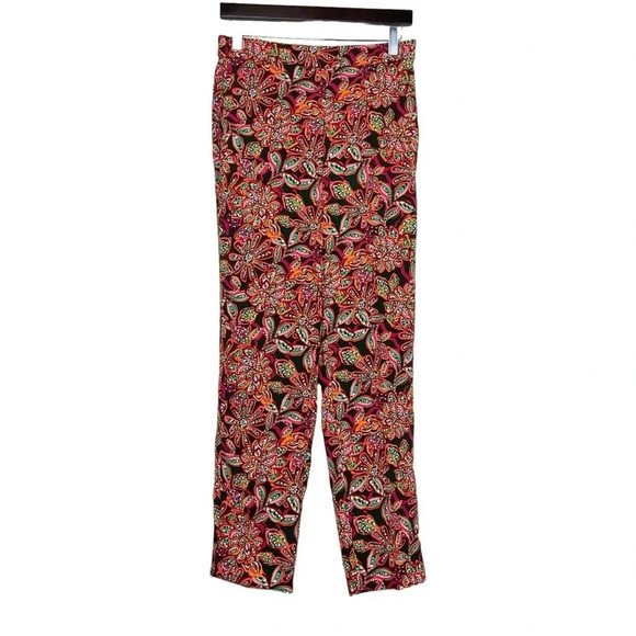 J. Crew Floral Jamie Pant 8 Tall - Picture 1 of 7